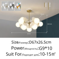 Thumbnail for Colorful Flash LED Modern Chandelier - Casatrail.com
