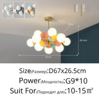 Thumbnail for Colorful Flash LED Modern Chandelier - Casatrail.com