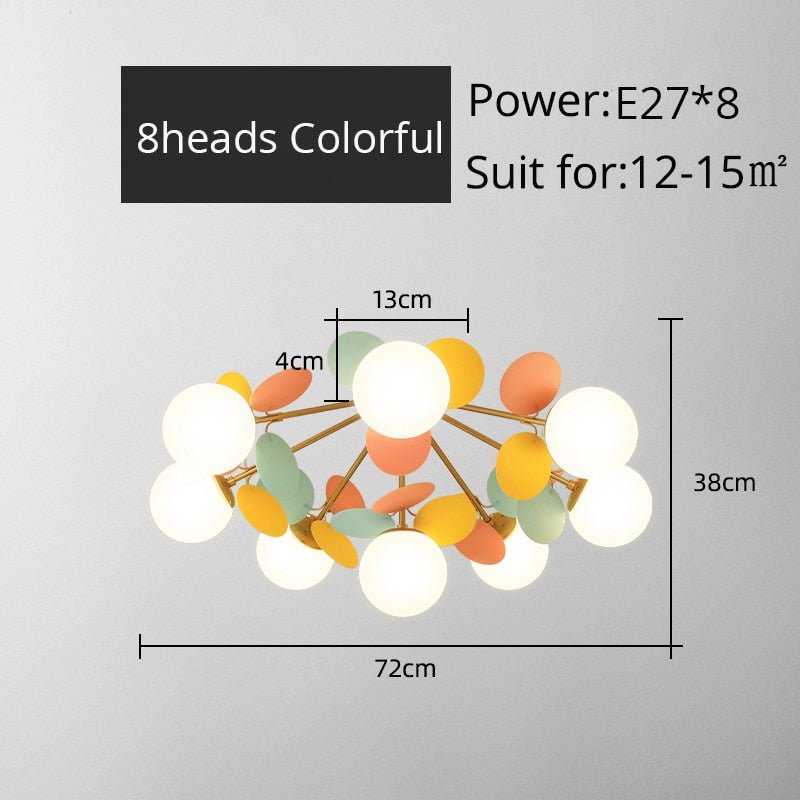 Colorful Flash LED Modern Chandelier - Casatrail.com