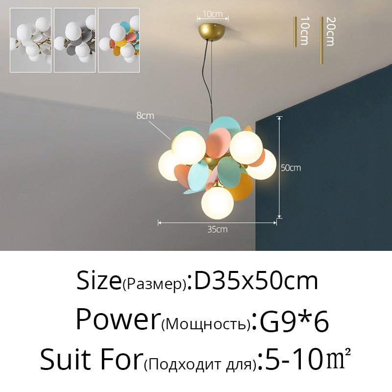 Colorful Flash LED Modern Chandelier - Casatrail.com