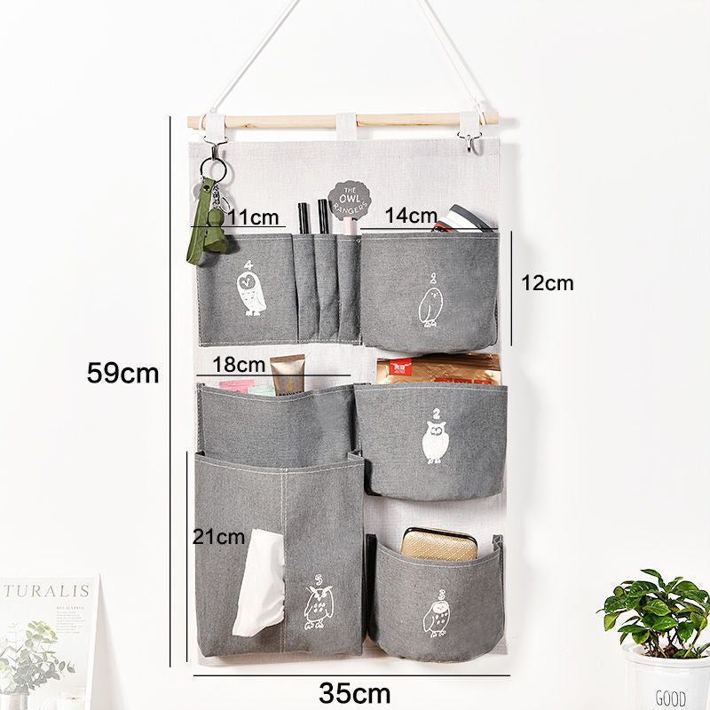 Fabric Wall Hanging Bag For Storage