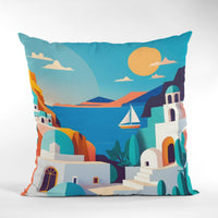 Thumbnail for Greece Pattern Decorative Cushion Cover