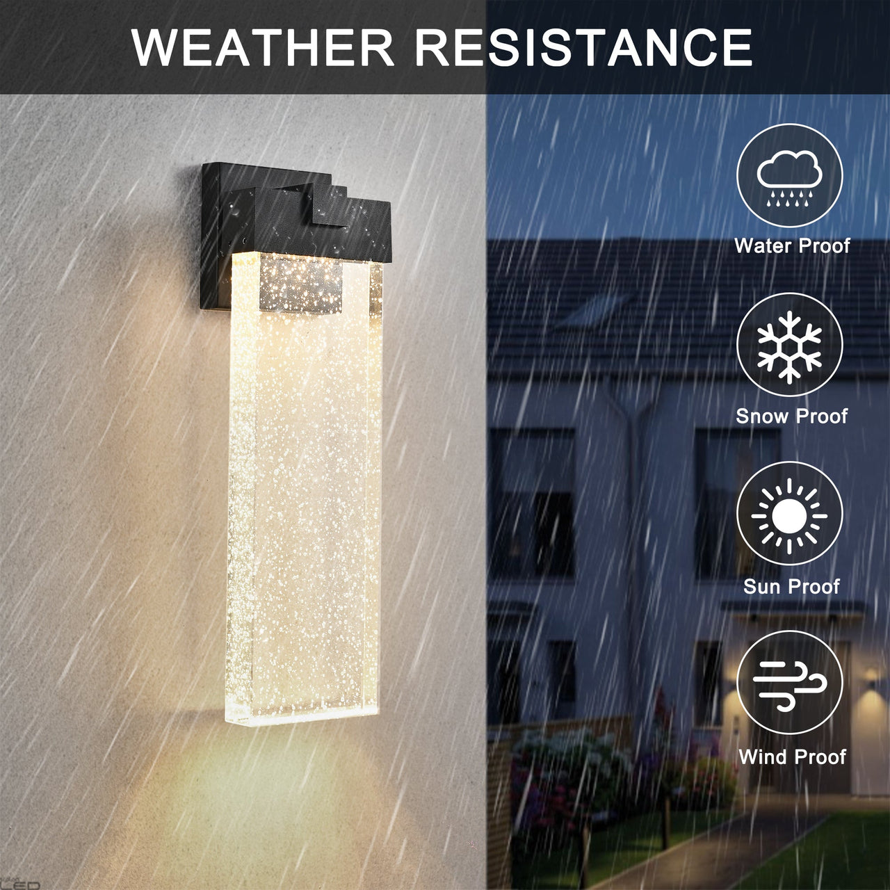 Modern Outdoor Wall Light Fixture
