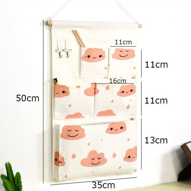 Fabric Wall Hanging Bag For Storage