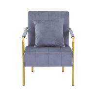Thumbnail for Modern Velvet Accent Chair For Living Room