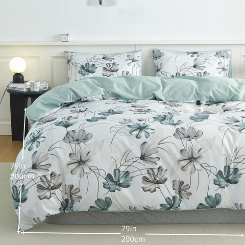 Floral 3Piece Duvet Set