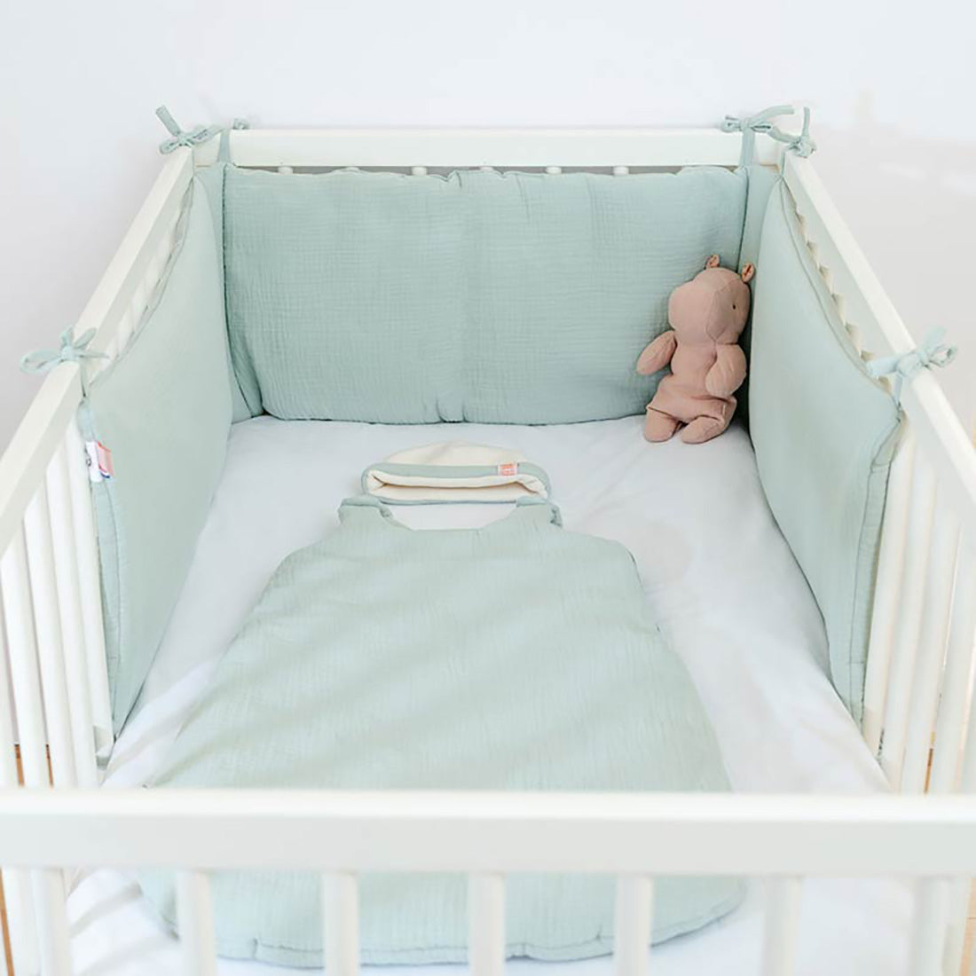 Organic Cotton Cot Bumper