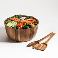 Thumbnail for Soro Large Salad Bowl with Servers