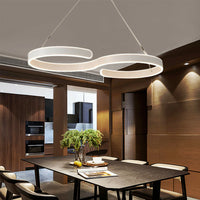 Thumbnail for Contemporary Acrylic LED Swirl Shaped Light Fixture