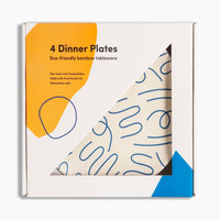 Thumbnail for 4pc Bamboo Plate Set