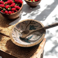 Thumbnail for Mango wood serving bowl set