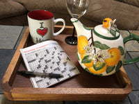 Thumbnail for Wooden Square Serving Tray