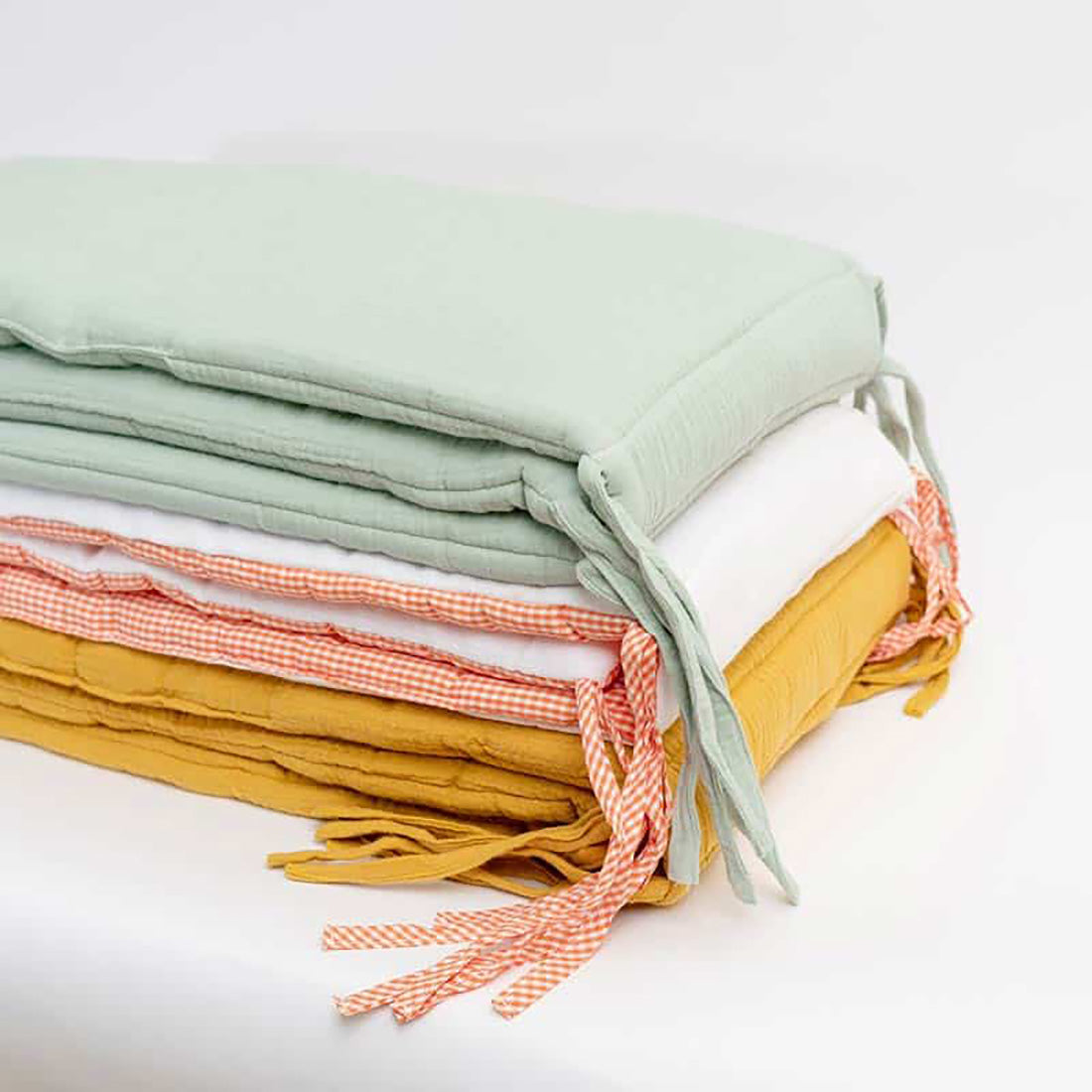 Organic Cotton Cot Bumper