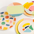 4pc Bamboo Plate Set