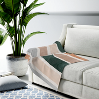 Thumbnail for Abstract Bars Blanket Plush Throw
