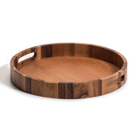 Thumbnail for Round Wood Charcuterie/Serving Tray