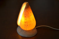 Thumbnail for Spotted Orange Cone Sea Shell Table Lamp
