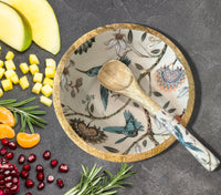 Thumbnail for Mango wood serving bowl set