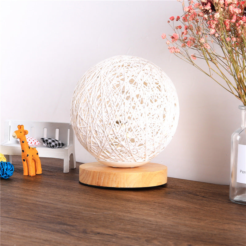 Decorative Bedside Moon Lamp USB Charger