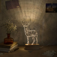 Thumbnail for Transparent Fawn LED light