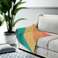 Thumbnail for Diagonal Stripes Plush Blanket Throw
