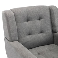 Thumbnail for Modern Soft Linen Ergonomic Accent Chair