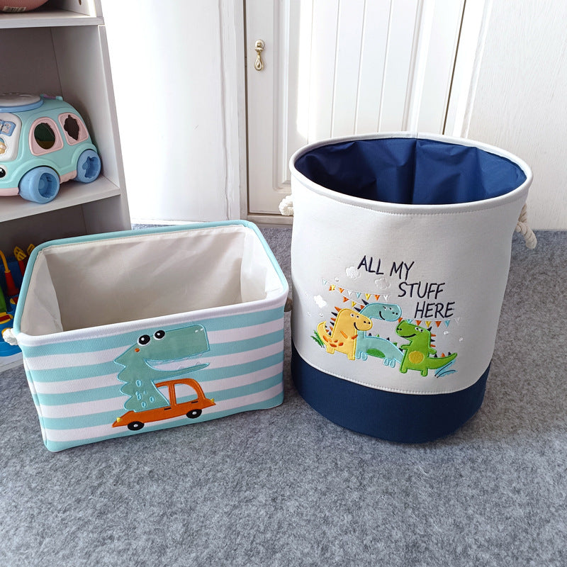 Cartoon Children's Cloth Toy Storage Basket Basket
