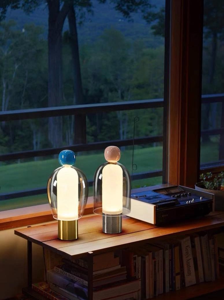 Dimmable Portable Cute Whimsy Eclectic Modern Table Lamp