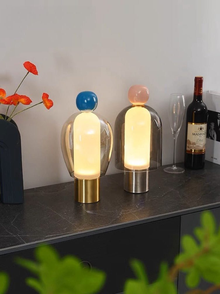 Dimmable Portable Cute Whimsy Eclectic Modern Table Lamp