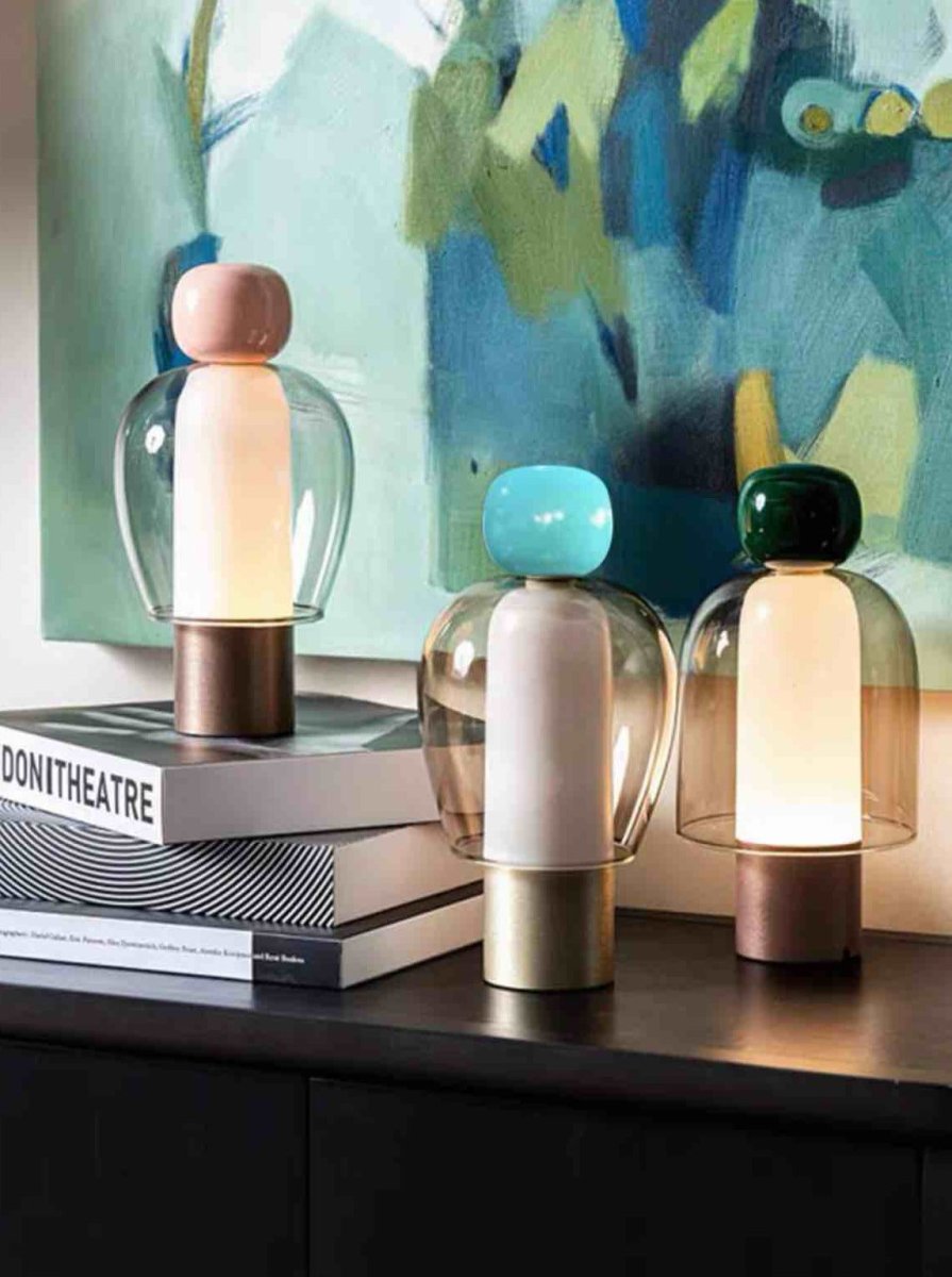Dimmable Portable Cute Whimsy Eclectic Modern Table Lamp