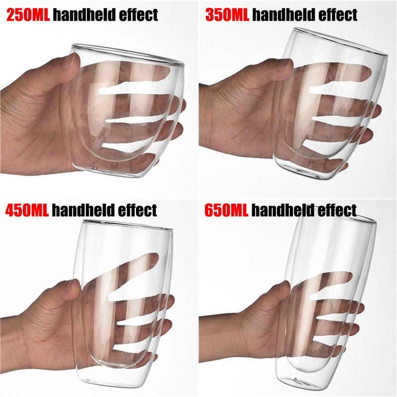 Double Wall High Borosilicate Glass Mug - Casatrail.com