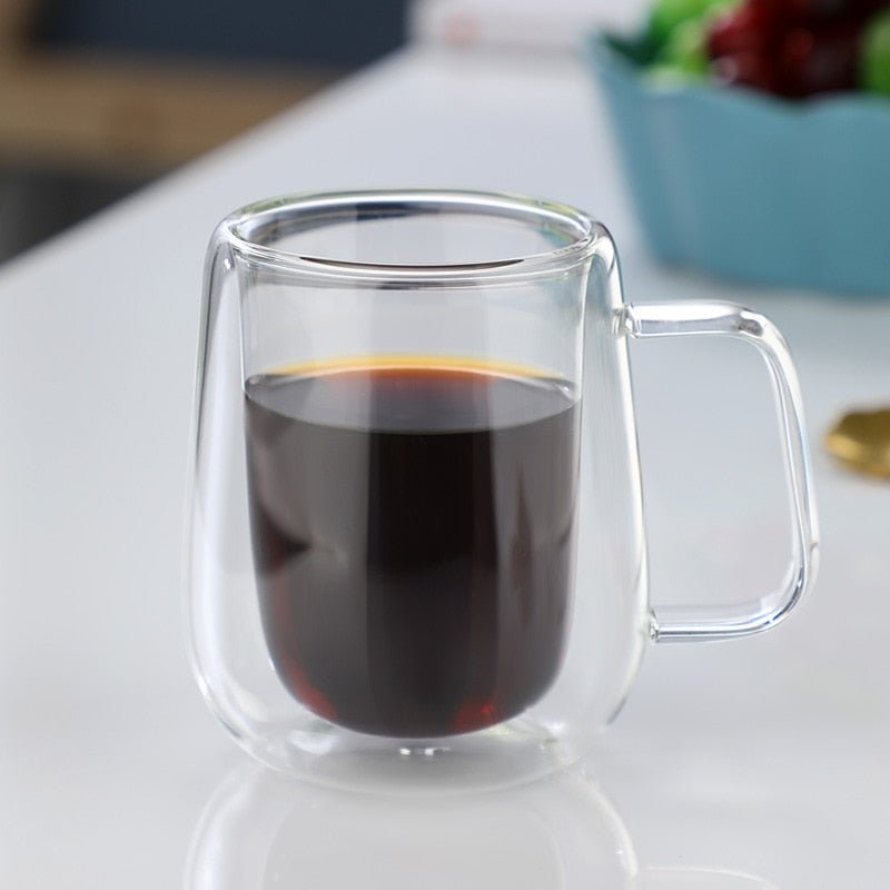 Double Wall High Borosilicate Glass Mug - Casatrail.com