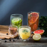 Thumbnail for Double Wall High Borosilicate Glass Mug Set - Casatrail.com