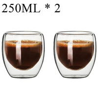 Thumbnail for Double Wall High Borosilicate Glass Mug Set - Casatrail.com