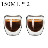 Thumbnail for Double Wall High Borosilicate Glass Mug Set - Casatrail.com
