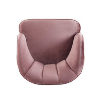 Thumbnail for Upholstered Barrel Accent Chair With Wooden Legs