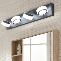 Thumbnail for LED Modern Black 4-Light Vanity Lights Fixtures