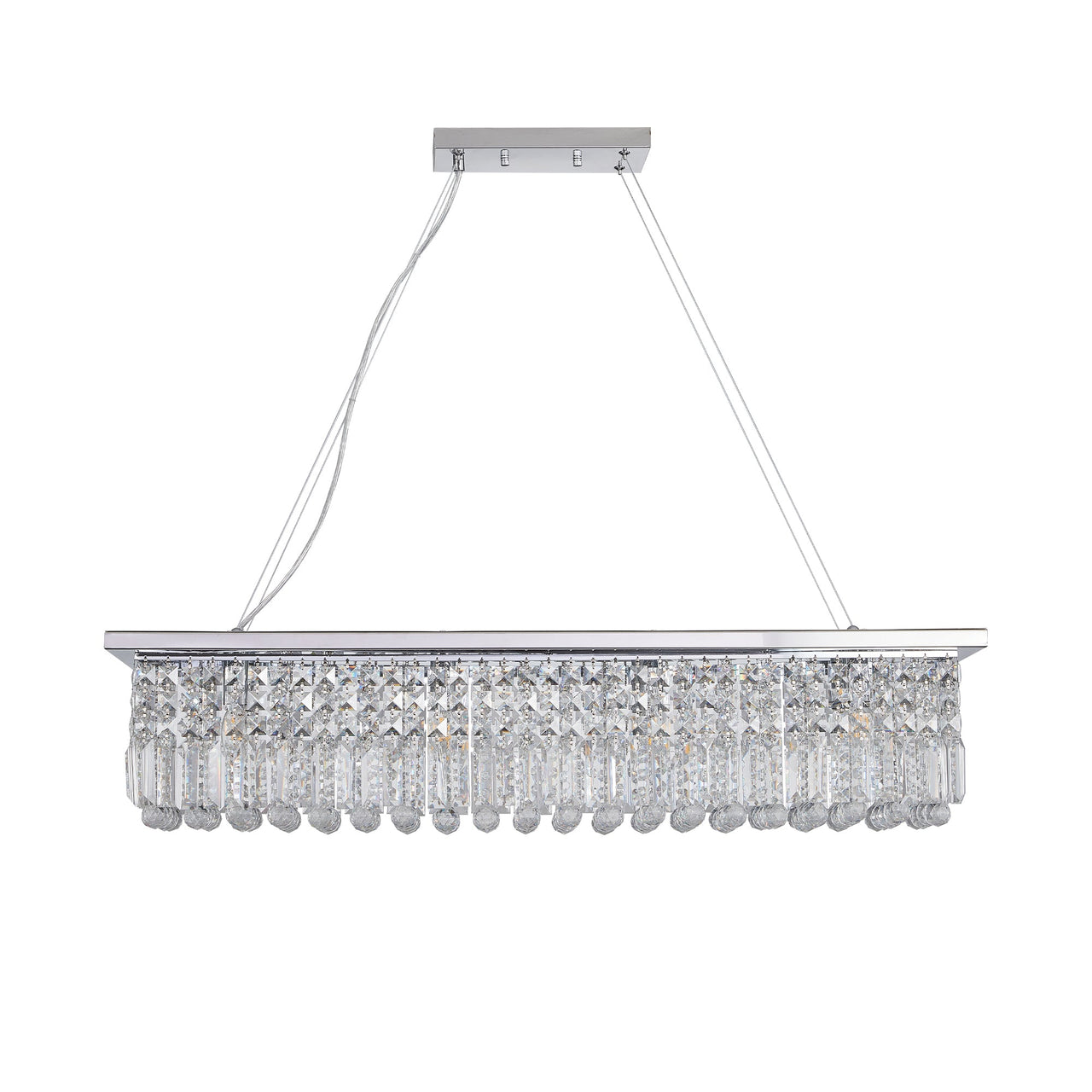 Modern Crystal Chandelier - 8-Light