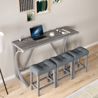 Thumbnail for Bar Table Set With Power Outlet