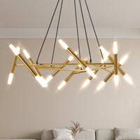 Thumbnail for Golden Modern Chandelier Light Fixture