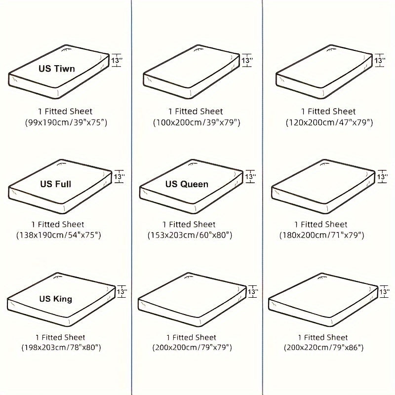 Blue Waterproof Soft Brushed Fitted Sheet