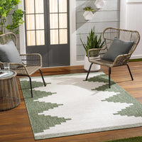 Thumbnail for Djugun Green Indoor & Outdoor Rug