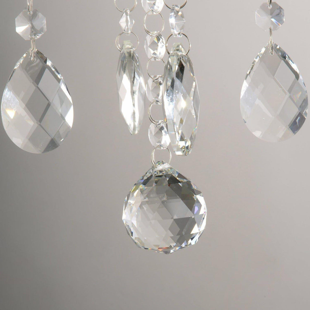 6-Light Modern Crystal Chandelier
