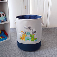 Thumbnail for Cartoon Children's Cloth Toy Storage Basket Basket