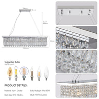 Thumbnail for Modern Crystal Chandelier - 8-Light