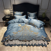 Thumbnail for European Style Four - Piece Bed Skirt Set - Casatrail.com
