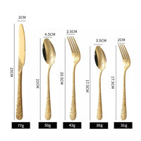 Thumbnail for Exquisite Carving Stainless Steel Cutlery Set - Casatrail.com