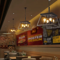 Thumbnail for 4-Light Vintage Antique Chandeliers Light Fixture