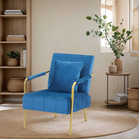Thumbnail for Modern Velvet Accent Chair For Living Room