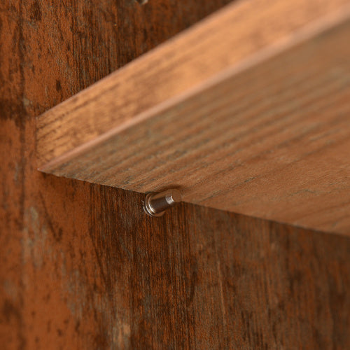 Cabinet With Adjustable Shelves with Three Drawers